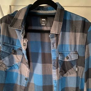 Vans blue flannel